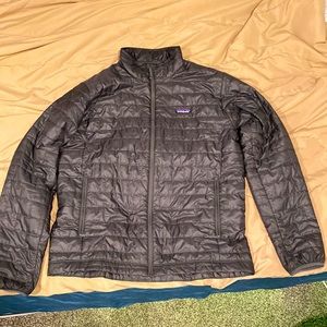 Patagonia Nano puff jacket, charcoal grey, Sz L